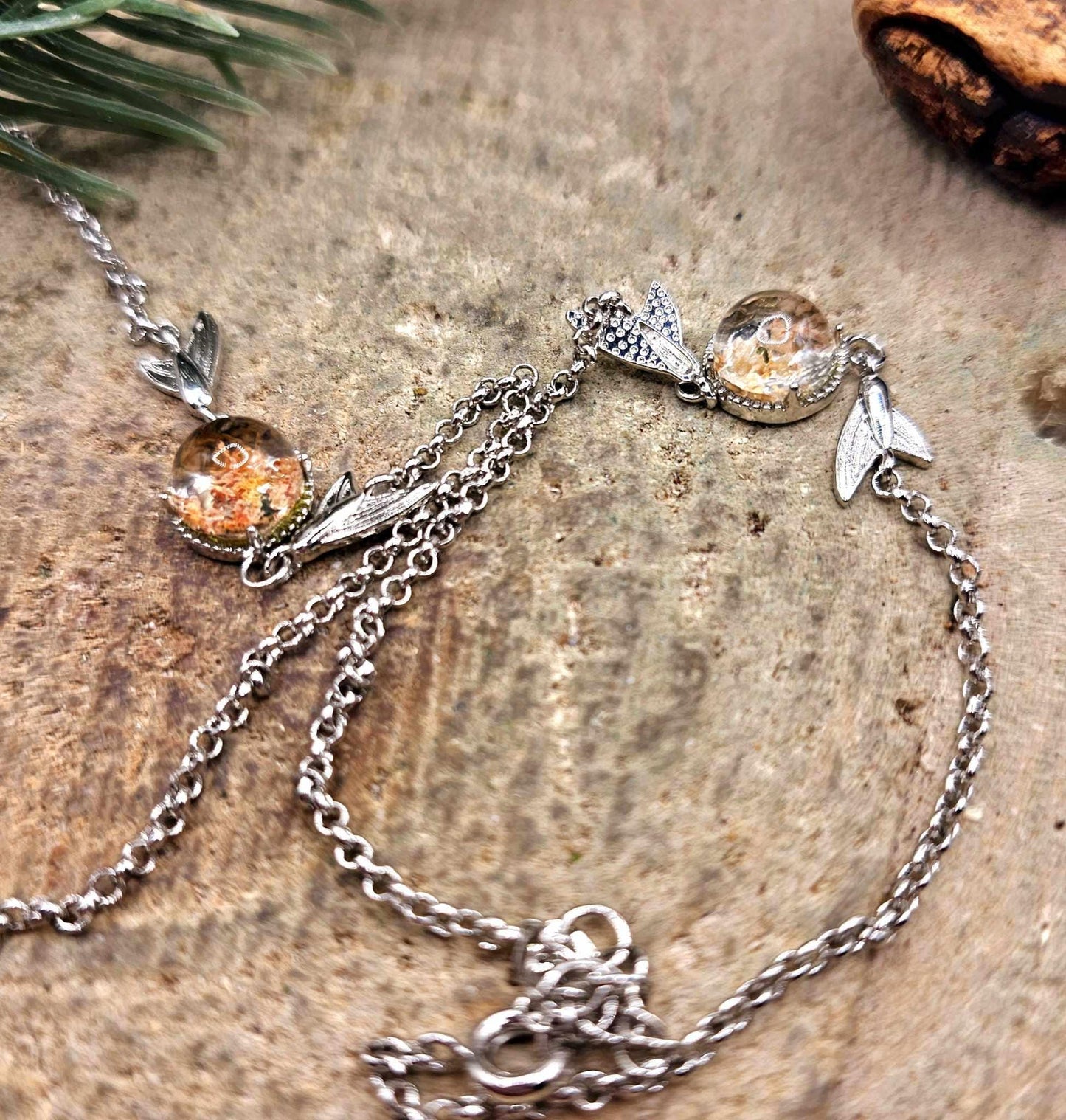 Beautiful Nature Phantom Garden Quartz Mermaid Tail Bracelet
