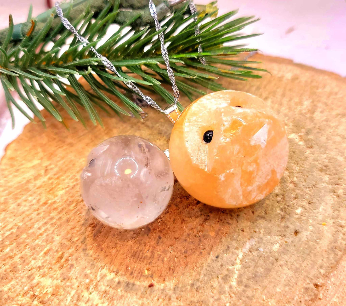 Nature Stone Hand Carved Shy Hedgehog Pendant Necklace
