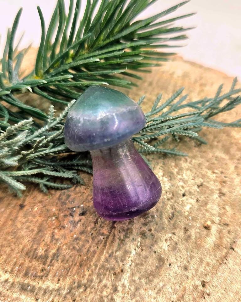 Assorted 7pcs Nature Crystal Stone Mushroom