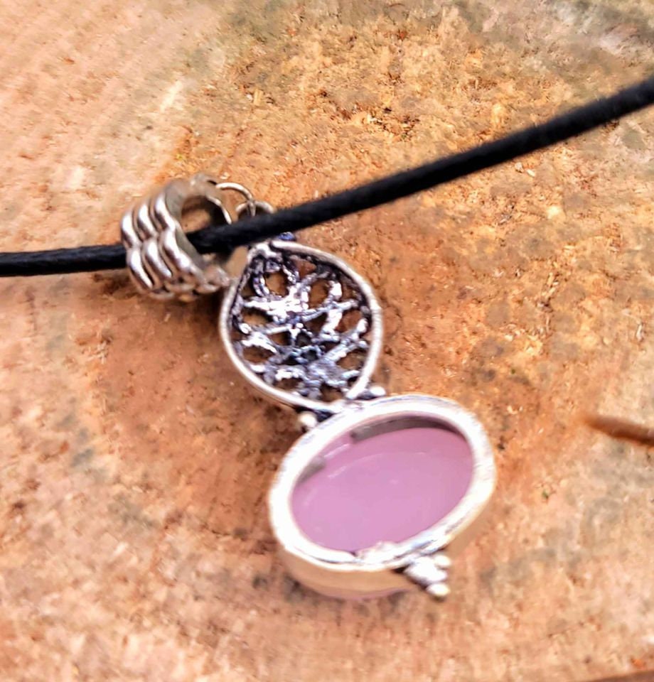 Beautiful Nature Rose Quartz S925 Sterling Silver Pendant Necklace