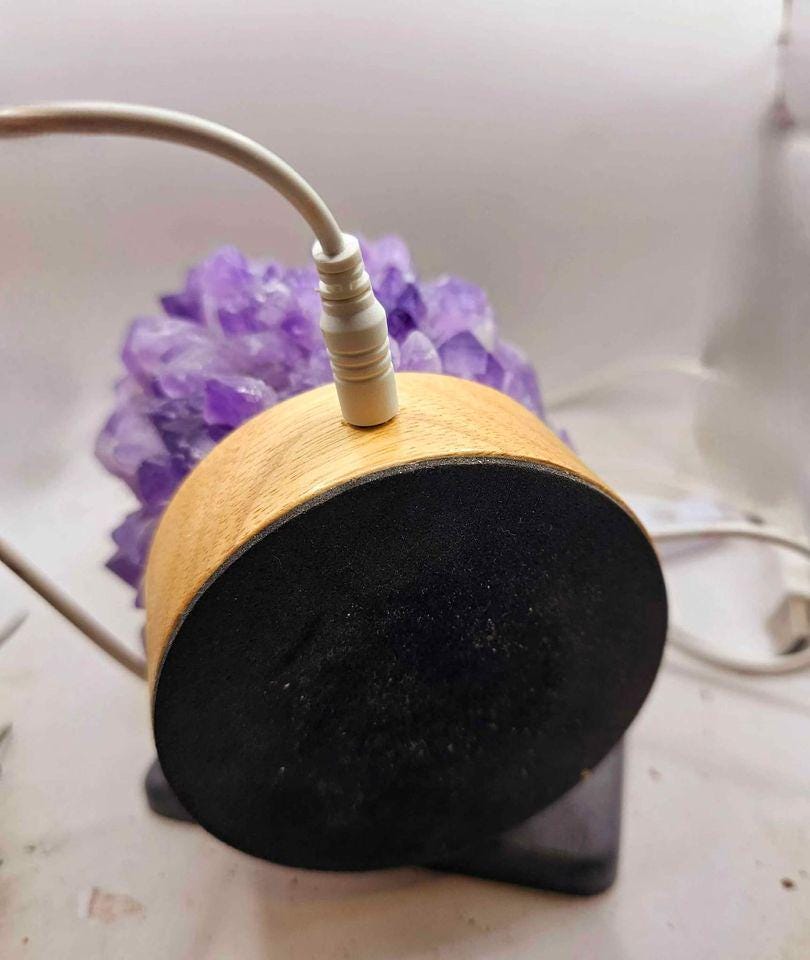 Nature Amethyst Points Totoro Decors Light
