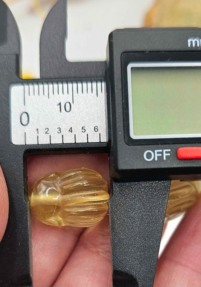 Rare Nature Citrine Hand Carved Nine Nails Fox Bracelet