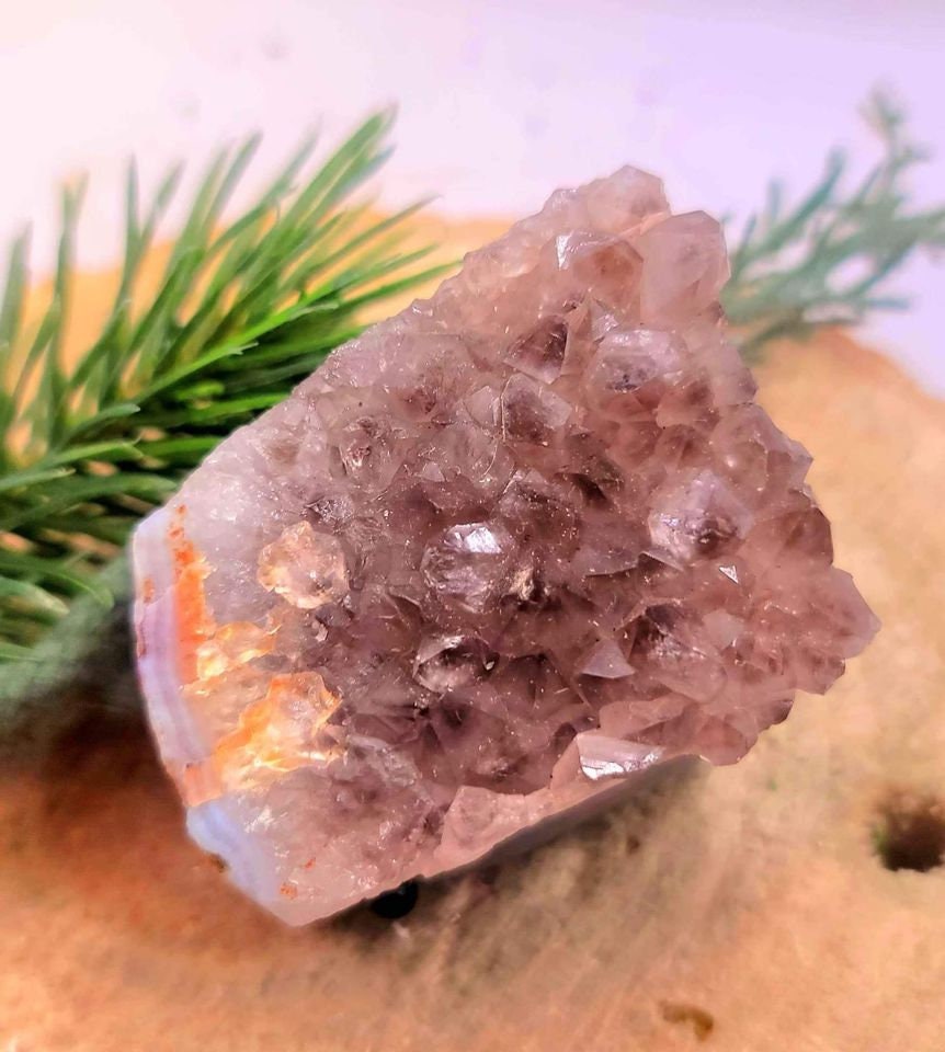 Adorable Nature Smoky Cluster Hand Carved Druzy Mouse Decor Figure