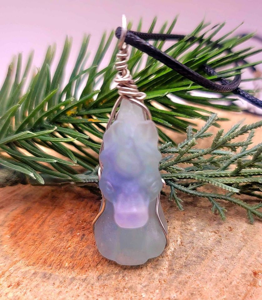 Selection Of Nature Stone Hand Carved Unicorn Pendant Necklace