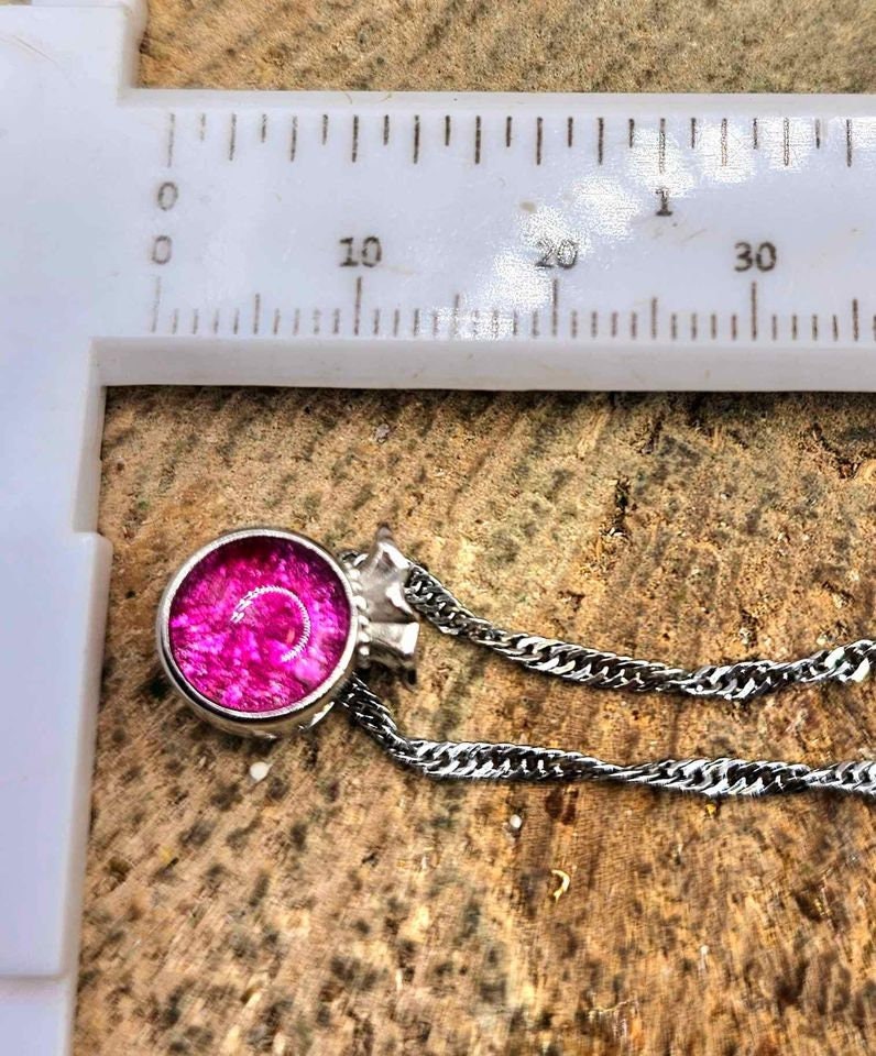 Genuine Nature Meteorite Blessing Coin Bag 925 Pendant Necklace