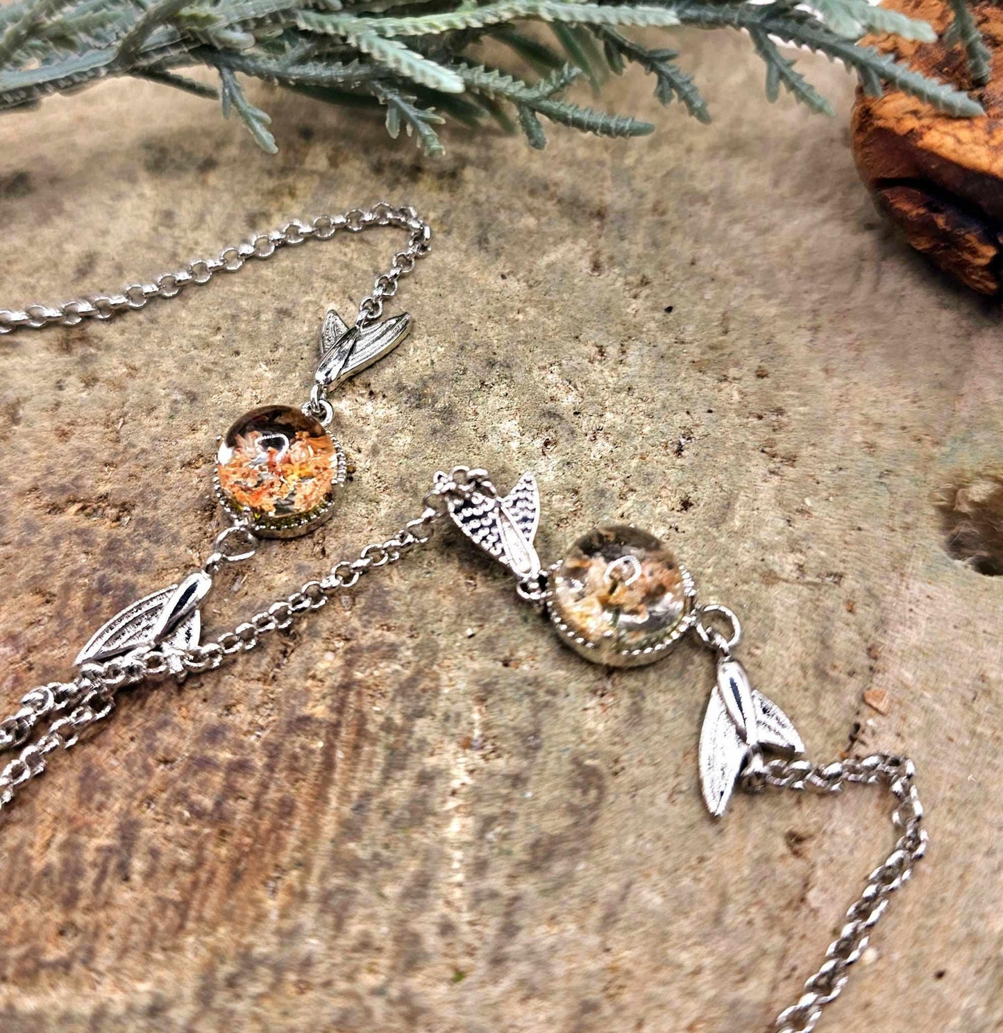 Beautiful Nature Phantom Garden Quartz Mermaid Tail Bracelet