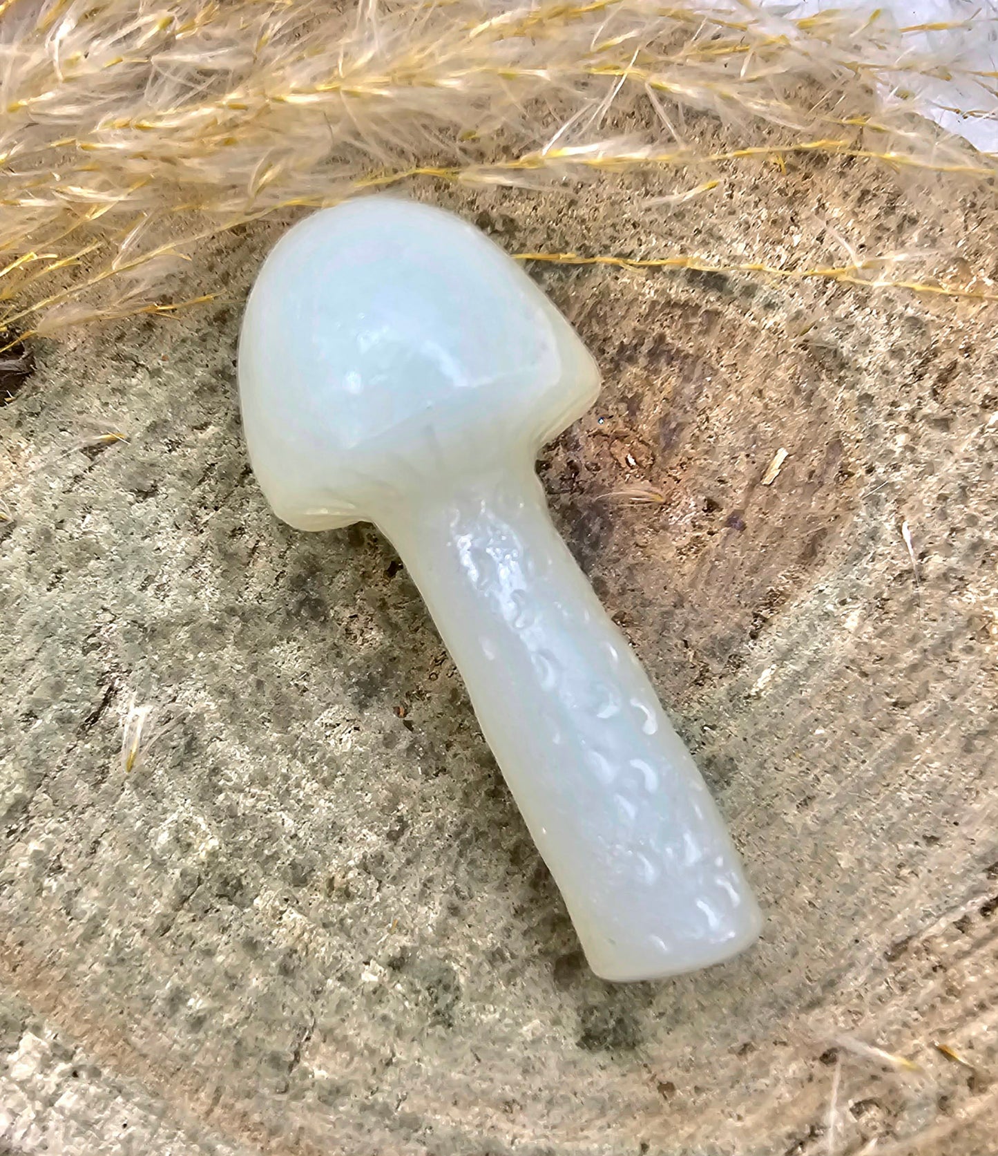 Assorted 6pcs Nature Crystal Stone Mushrooms Set