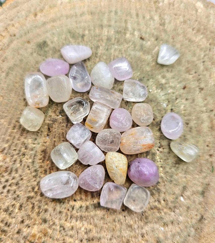 A Bottle Of Nature Kunzite Polished Stone Chips