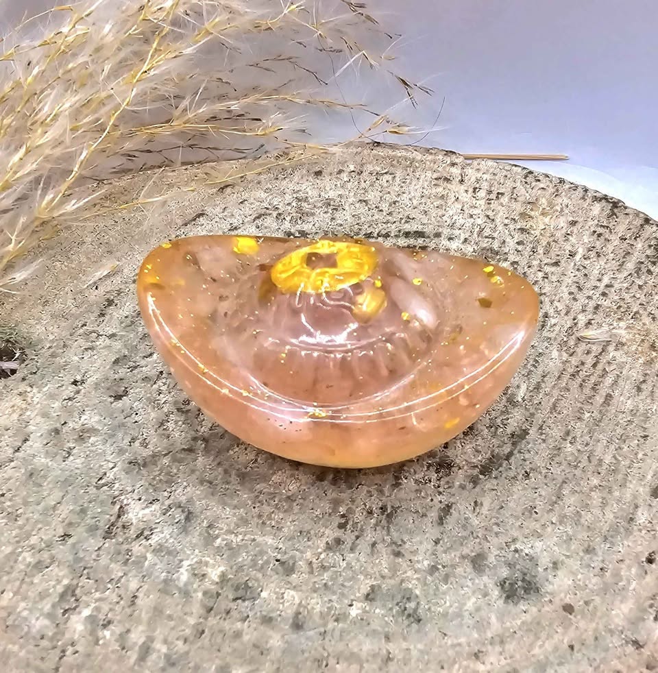 Feng Shui Treasure Bowl Filled With Gold(Yuanbao)Decor