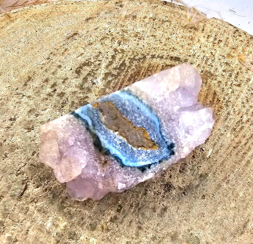 Nature Dream Amethyst Rabbit Figure & Amethyst Cluster