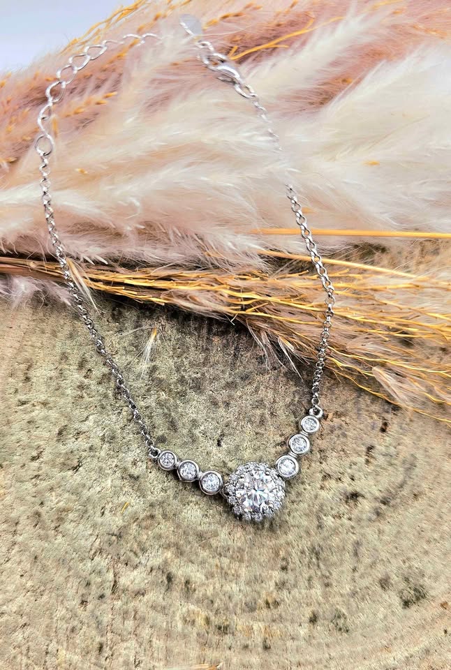 1 ct D Moissanite 8H8A 925 Bracelet