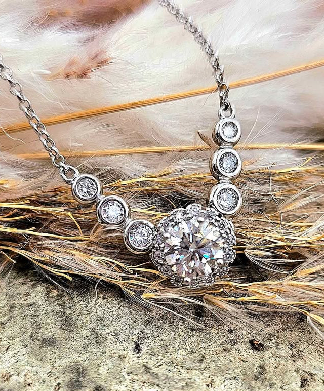 1 ct D Moissanite 8H8A 925 Bracelet