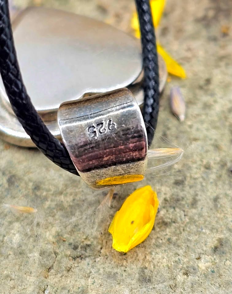 Handcrafted Sterling Silver Stamped Stacking Heart Pendant Necklace