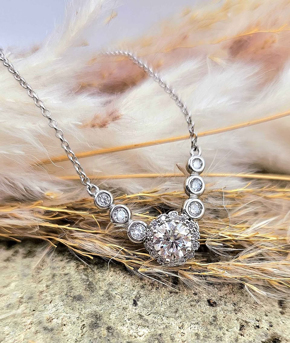 1 ct D Moissanite 8H8A 925 Bracelet