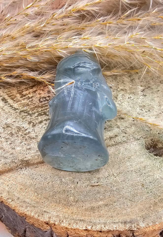 Nature Fluorite Hand Carved Parrot 2.5" Figure