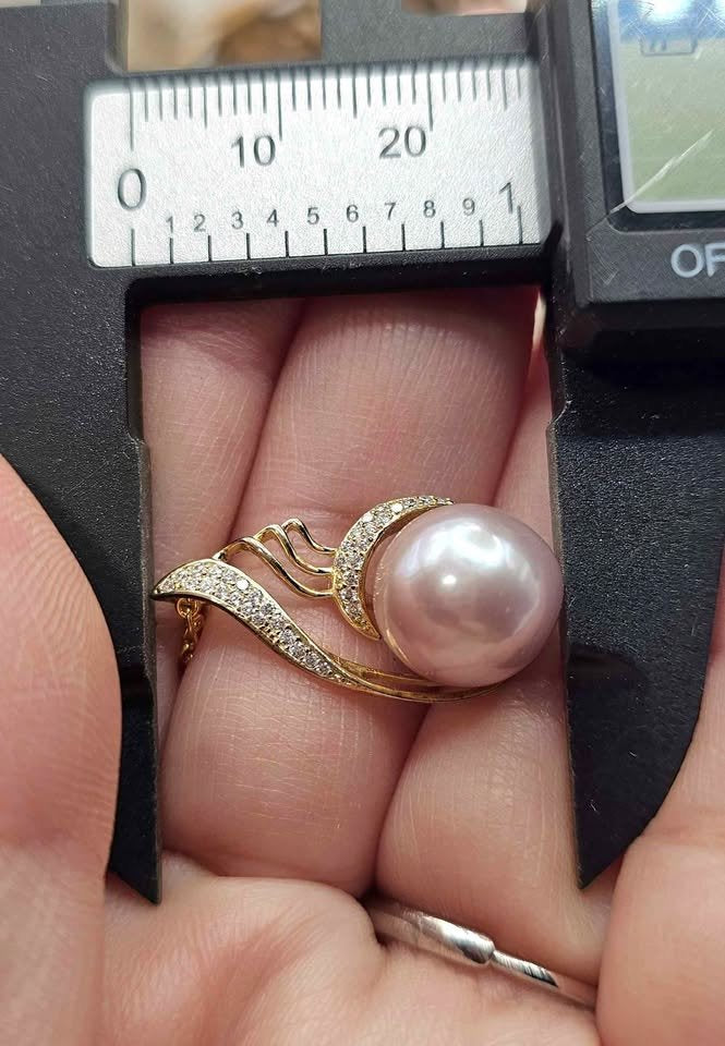 Fresh Water Pink Pearl S925 Pendant Necklace