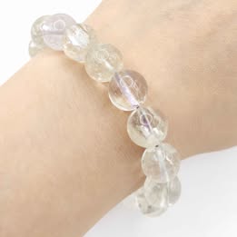 Natural Icy Kunzite Bracelet-My Aura Gemstones