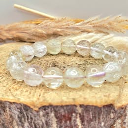 Natural Icy Kunzite Bracelet-My Aura Gemstones