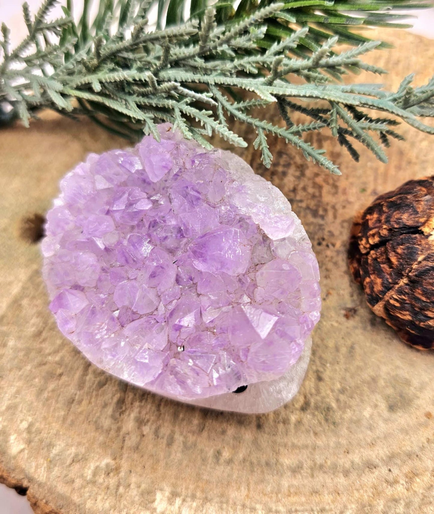 Nature Amethyst Agate Hand Carved CuteHedgehog Decor Figure