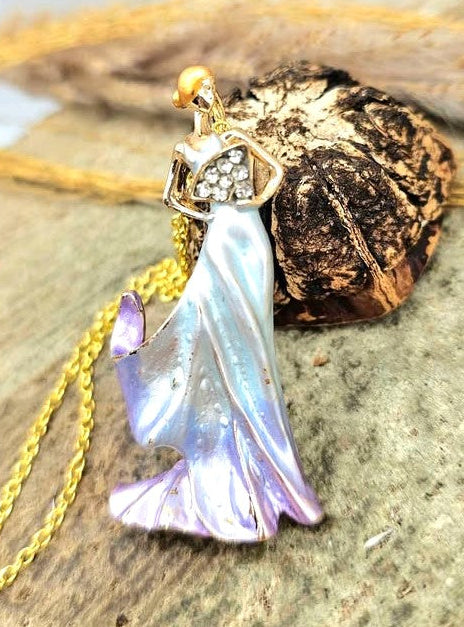 Elegant lady crystal brooch and pendant necklace — My Aura Gemstones