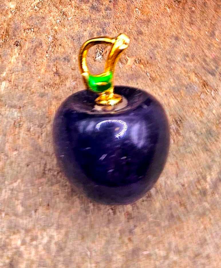 Cute Collection Of Nature Crystal Carved Mini Fruits Pendant Necklaces