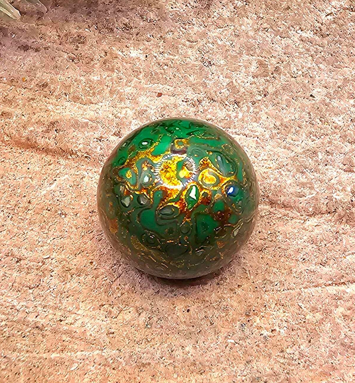 Chinese Nature Tree Lacquer Hand Painted Wood Bead Pendant Necklace