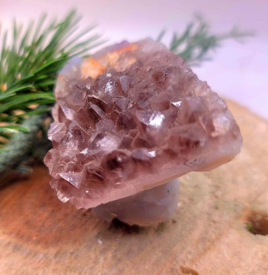Adorable Nature Smoky Cluster Hand Carved Druzy Mouse Decor Figure