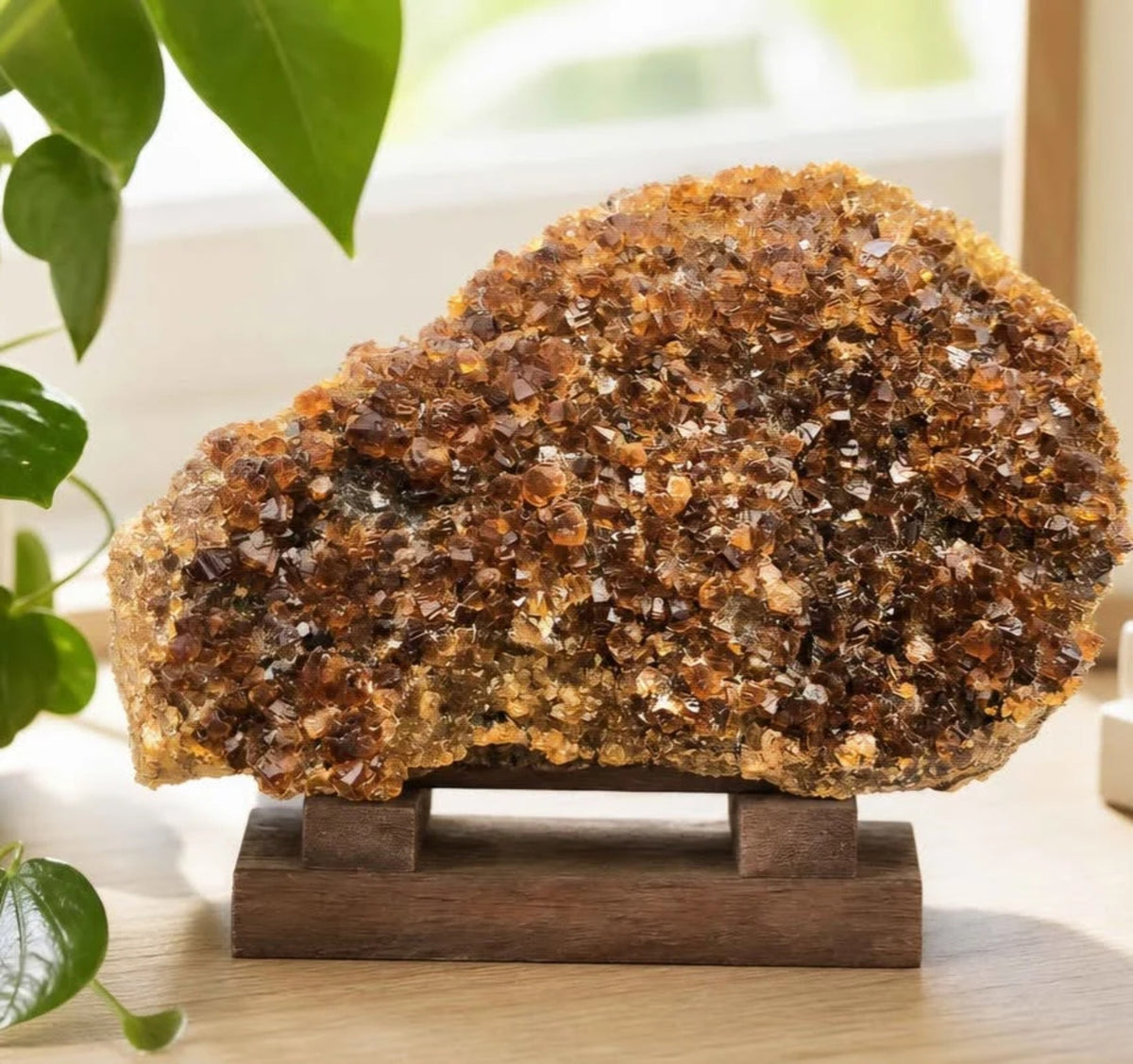 Natural Amethyst Honey Cluster Specimen