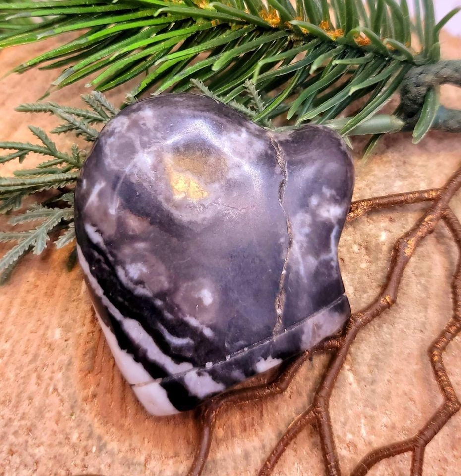 Adorable Nature Zebra Stone Hand Carved Big Mitten Decor Figure