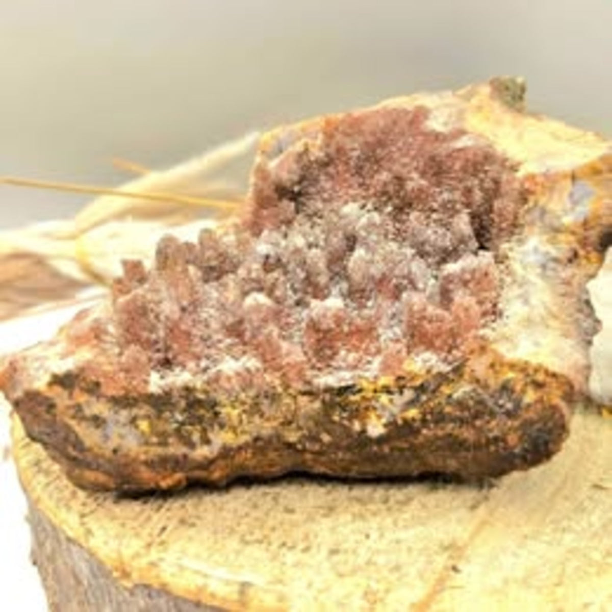Natural Stalactites Druzy Quartz Cluster Specimen